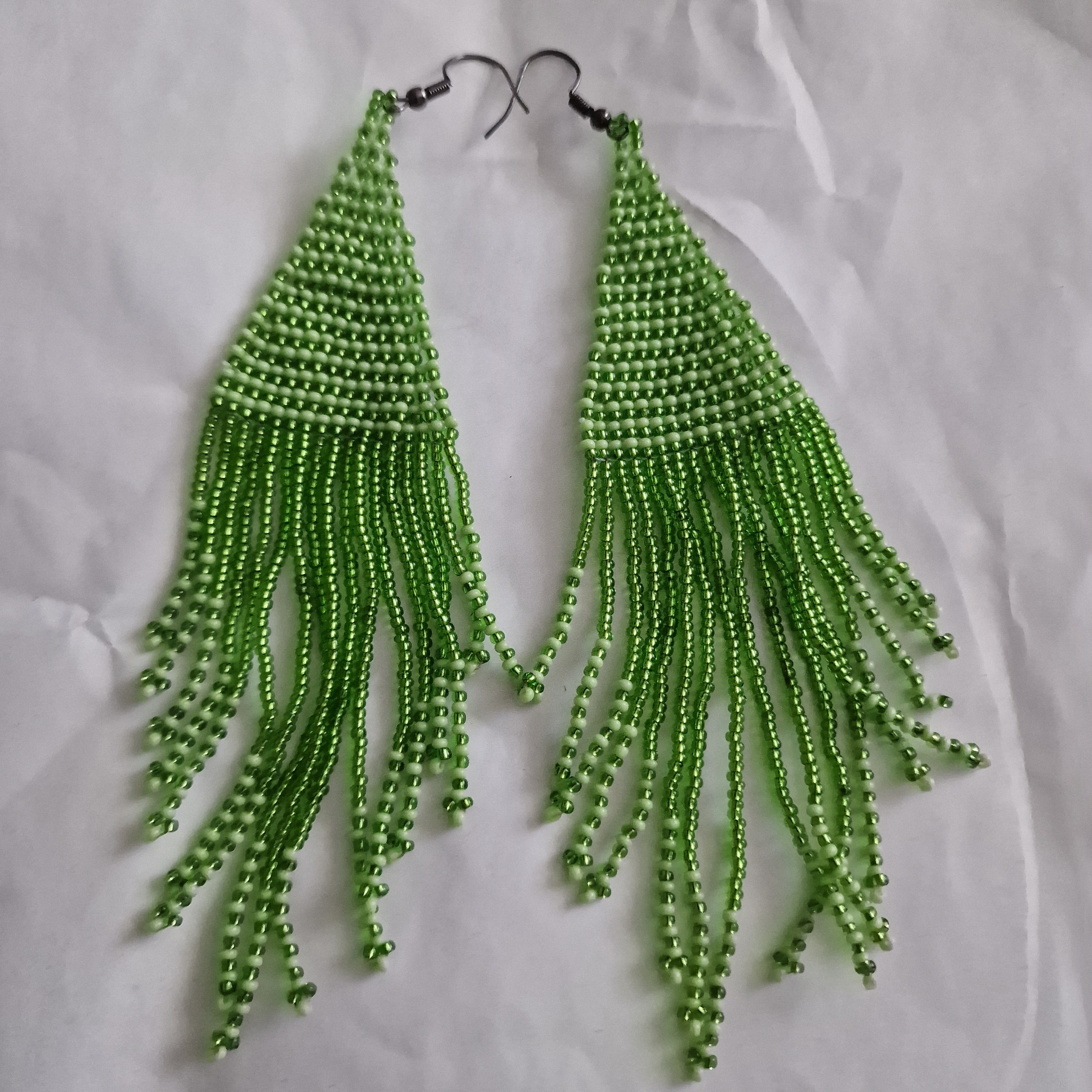 Handmade hot sale long earrings