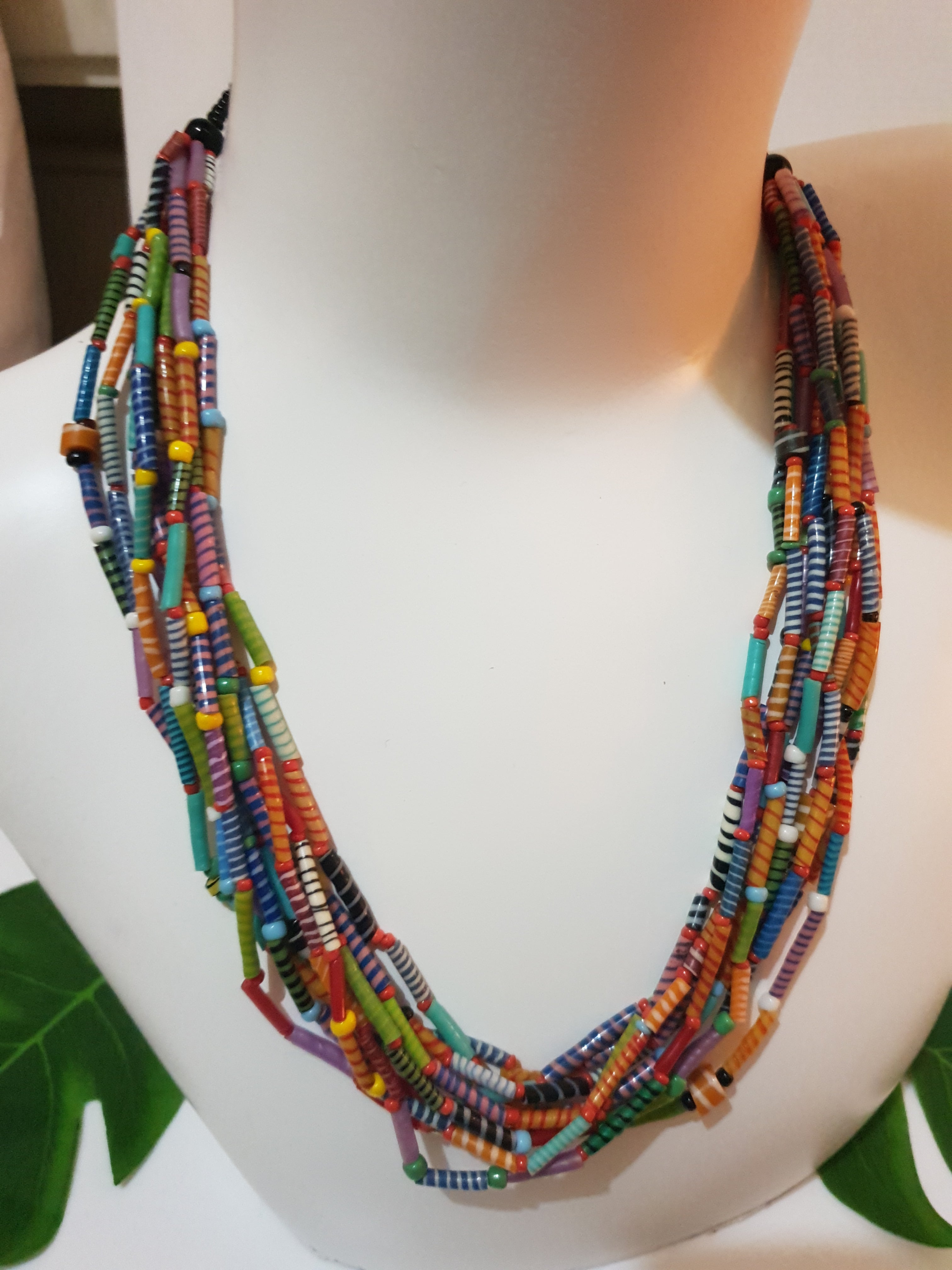 Recycled rubber and eco-friendly sustainable necklaces - upcycled ...